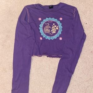 UO purple crop top!